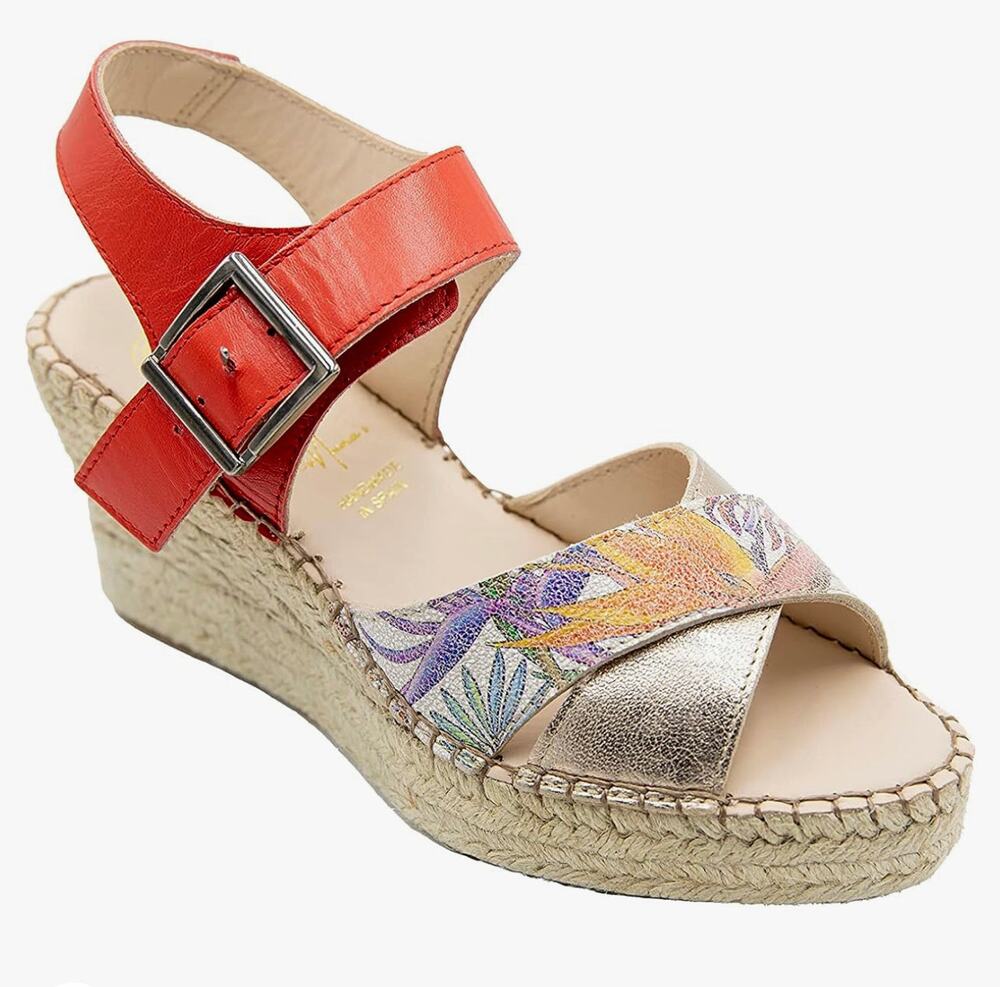 Espadrille Wedge Sandals Elinor | 3" Wedge | Handmade in Spain